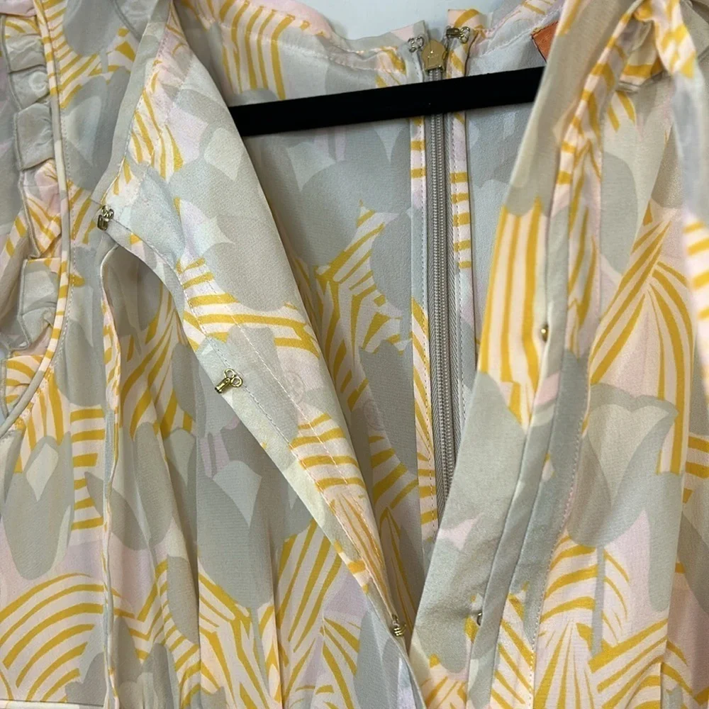 Tory Burch Bernice 100% Silk Midi Dress Size 6